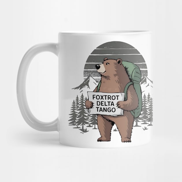 Funny Bear Foxtrots Deltas Tango by ArtistTee ⭐⭐⭐⭐⭐